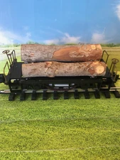 BACHMANN G Custom Track Cleaner Log Car with Brite-Blok and Metal wheels