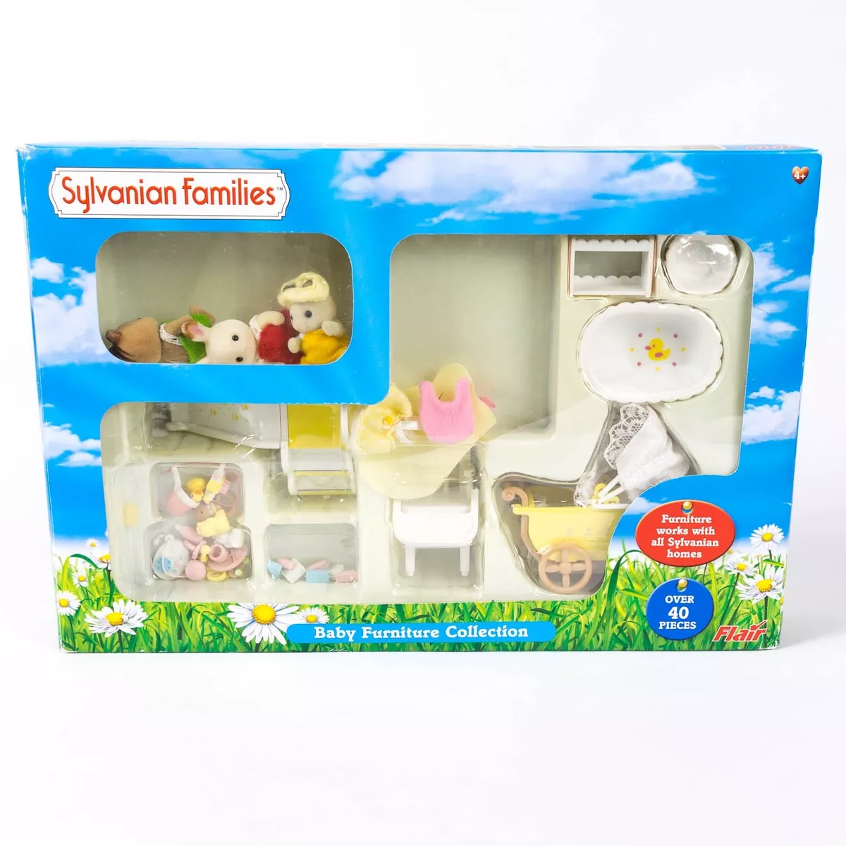 Boxed Flair Sylvanian Families 4624 Baby Furniture Collection