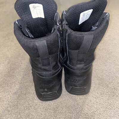 Danner Mens Sz 10 Men Black Leather, GoreTex Kinetic GTX Side Zip