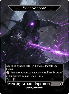 Shadowspear - Full Art Altered Art Custom Proxy Cards