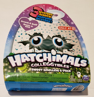 Hatchimals Colleggtibles Sweet Smelling 6-Pack Scratch Sniff Figures TARGET New