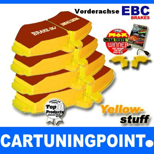 EBC Bremsbeläge Vorne Yellowstuff für Peugeot 206 CC 2D DP41234R - Bild 1 von 1