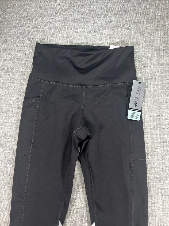 Ideology Leggings Adultos Extra Pequeños Negros Elastizados Atléticos Pantalones Deportivos Aire Libre Foto 4 de 4