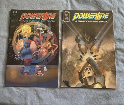 Power Line #1 & #2 (Epic Comics, May 1988 & July 1988) Comic Book Set / Lot