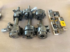 LANDIS & H&G DIE HEADS 1 " SHANK  (4) STYLE DM SIZE 101 (2) STYLE D SIZE 9/16