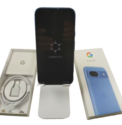 Degoogled Pixel 8a Graphene OS 128GB Bay New Privacy Phone Secure