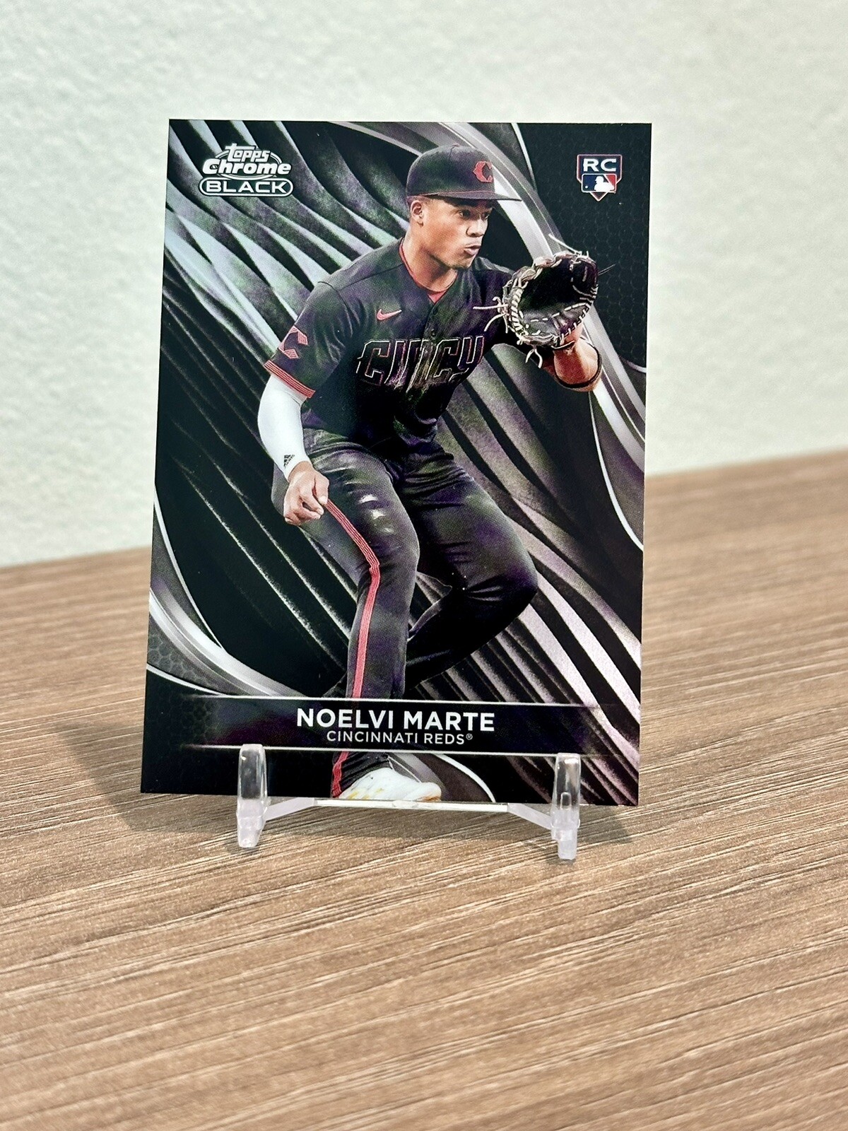 2024 Topps Chrome Black Noelvi Marte RC Rookie Card #94 Cincinnati Reds