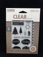 Studio Calico "Spread Joy" Clear Christmas/Winter Stamp Set