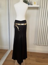 Designer Alexander Mc Queen Skirt. Stunning silk Long Maxi. Snake Embellishment