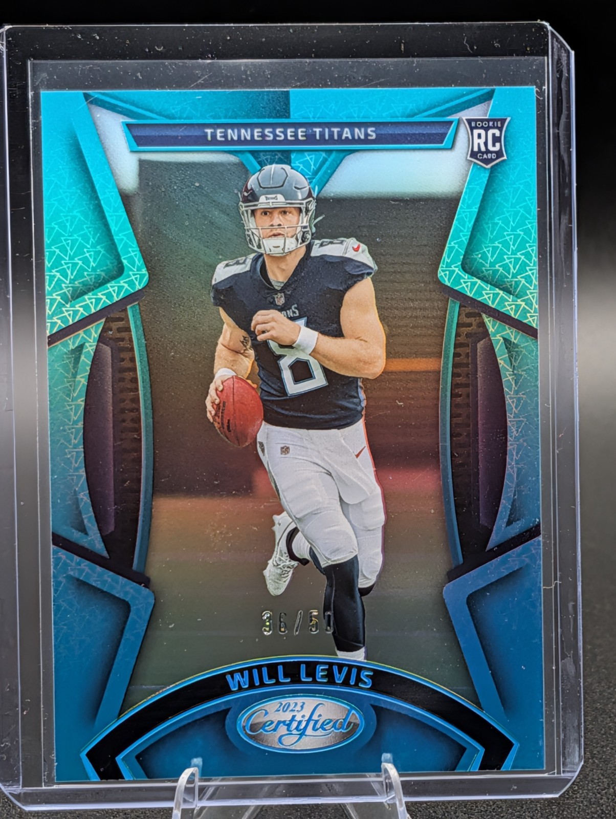 2023 Certified Rookies Mirror Teal /50 Will Levis #117 Rookie RC