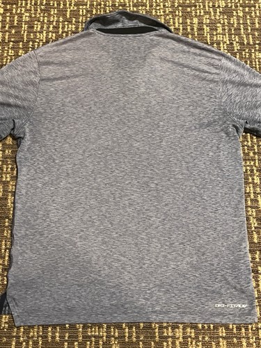Nike Polo Shirt Mens M Blue Vapor Dri Fit ADV Golf fits like a small clean!! - Picture 13 of 16