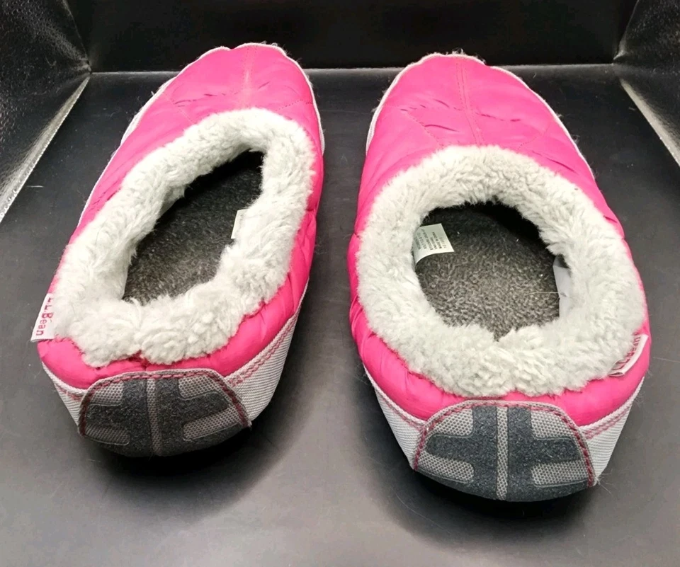 L.L. Zapatillas Bean acolchadas puffer magenta botines talla XS para mujer 7,5-8,5 Foto 4 de 4