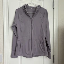 RBX Women’s Sculpt It Studio Jacket Dusty Violet Zip Up - Size M