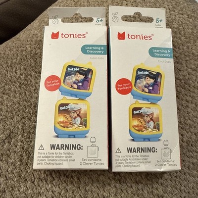 Tonies Clever Set Learning and Discovery Audio Content Cool Jobs 2-Pack New X2