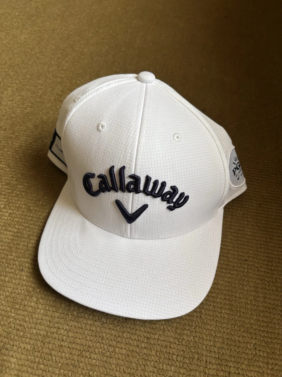 Casquette De Golf Callaway Pour Homme – Blanche, Sangle Réglable, Légère – Très Bon état