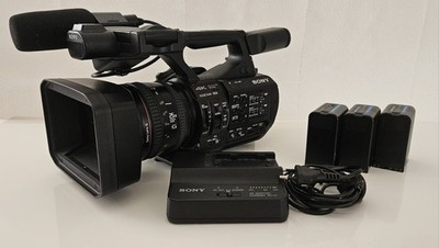 SONY PXW-Z190 4K 3-CMOS XDCAM Camcorder 25x Zoom Low Hours 97H Ver.4.21 GEBRA...