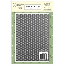 Lisa Horton Crafts Embossing Folder 5"X7"-Bubble Wrap