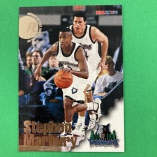Stephon Marbury 1996-97 NBA Hoops Rookie Card #300 Minnesota Timberwolves. rookie card picture