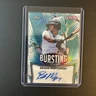 2025 Leaf Vivid Bursting with Talent Teal Holo /10 Braden Montgomery Auto