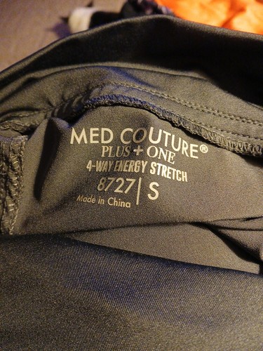 Med Couture Plus One Umstandshose Damen Small S Petite schwarz Scrub #8727 - Bild 2 von 14