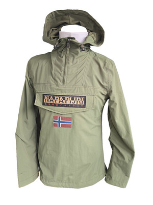 Napapijri Rainforest Pocket Anorak Jacket Taped Seam Gr. L NEUWERTIG! Winbreaker