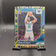 2024-25 Panini Donruss Optic Miles Bridges Lightning International #/75 Hornets