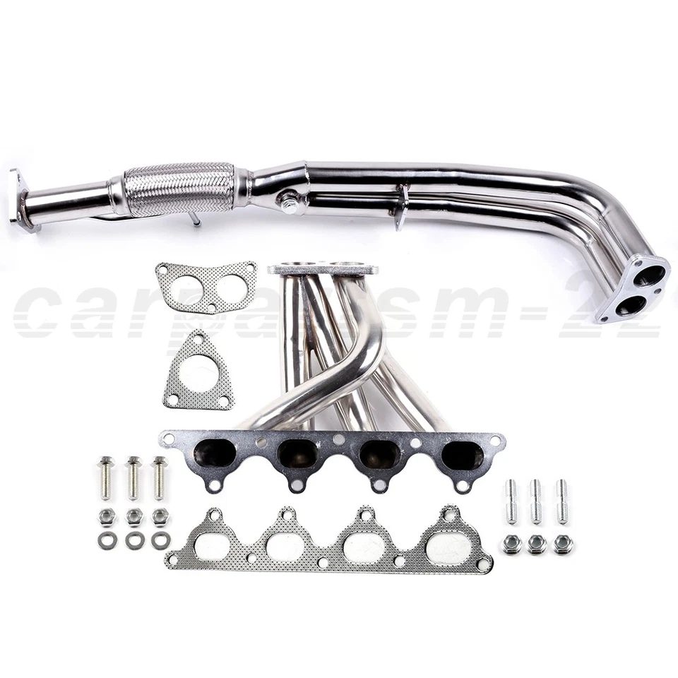 For 90-93 HONDA ACCORD 2.2L 4CYL F22A 2/4-DR STAINLESS MANIFOLD HEADER/EXHAUST - Image 3 of 4