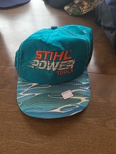 Vintage Stihl Powertools Teal Snapback Hat H000236