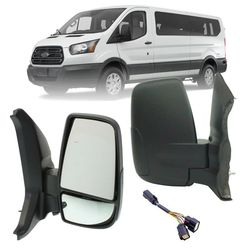 Passenger Right Side Door Mirror Power without Light for 10-25 Ford Transit