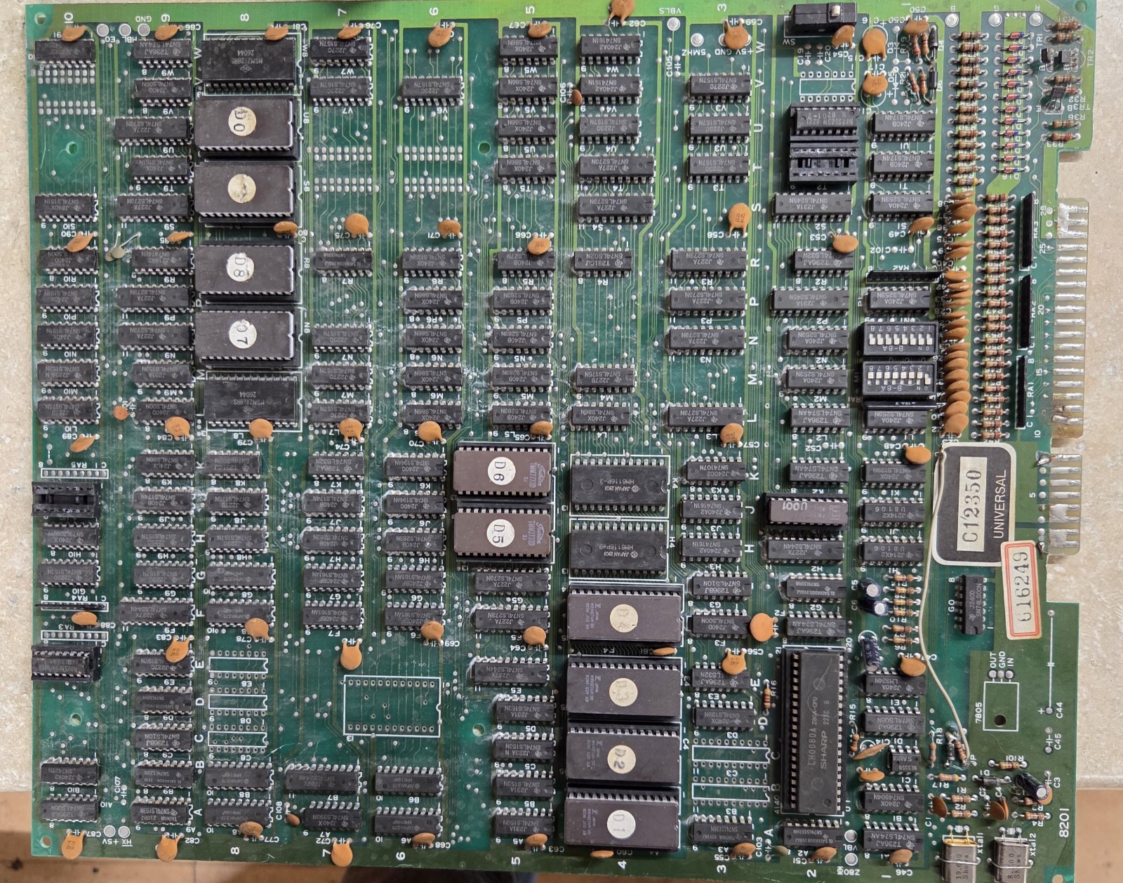UNIVERSAL MR DO ARCADE VIDEO GAME PCB ORIGINAL 