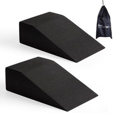 Yoga Foam Wedge Blocks Pair Calf Raise Block Stretcher Wrist Support Squat