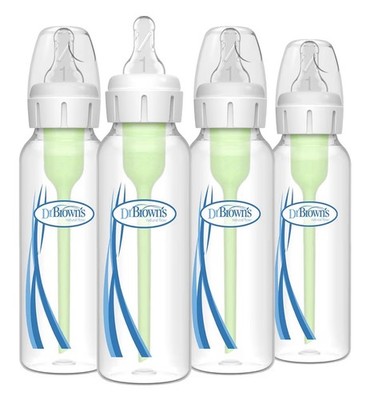 Dr. Brown's Natural Flow Anti-Colic Options+ Narrow Baby Bottle  8 oz/250 mL