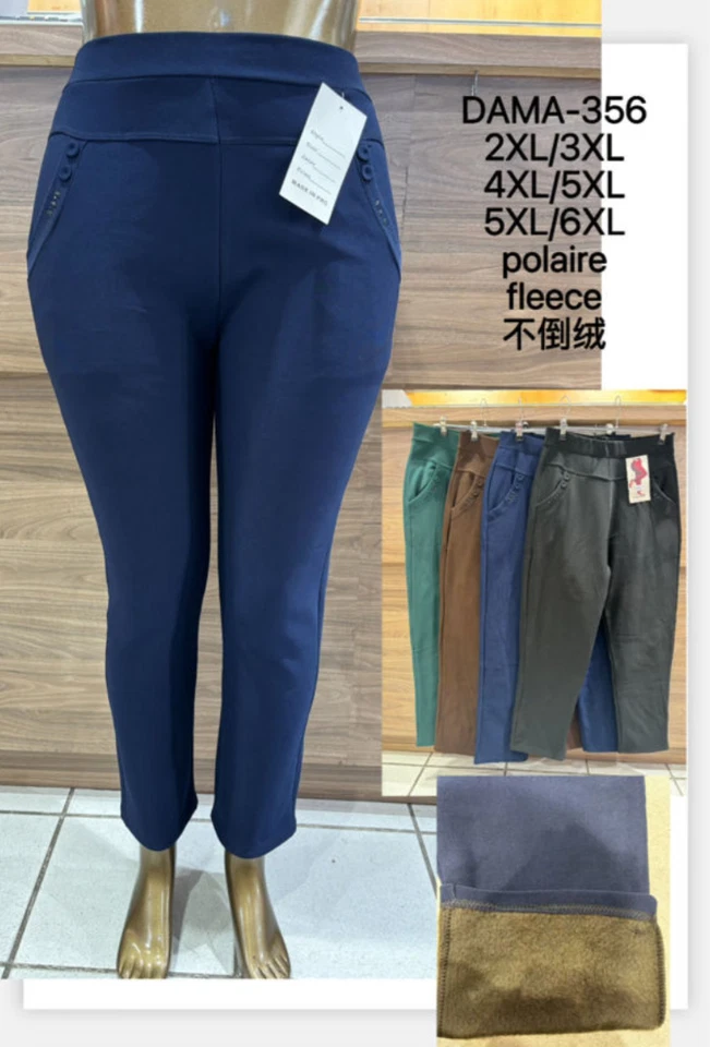 Damas Leggings Cintura Térmica Cálidos Extra Gruesos Polar Fitness Pantalones Foto 3 de 4