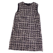 Dolce & Gabbana Dress Sleeveless Wool Tweed Tops Womens 40 (M) Gray Used MOLO-0