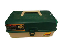 PLANO 11 COMPARTMENT GREEN TACKLE BOX MODEL 4100 