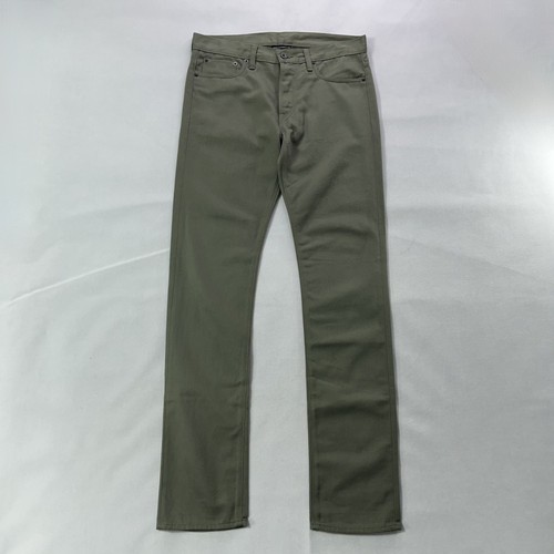 John Elliott Pants Men 30 Green (measure 33x34) Button Fly 100% Cotton USA