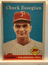 1958 Topps - Chuck Essegian #460 (RC) - Philadelphia Phillies