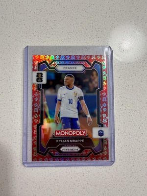 2026 Panini Prizm Monopoly FIFA World Cup Kylian Mbappe Free Parking Prizm SP #7