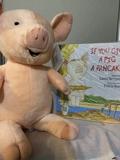 Khol’s Cares Series "If You Give A Pig A Pancake" HC book & Push Piggy