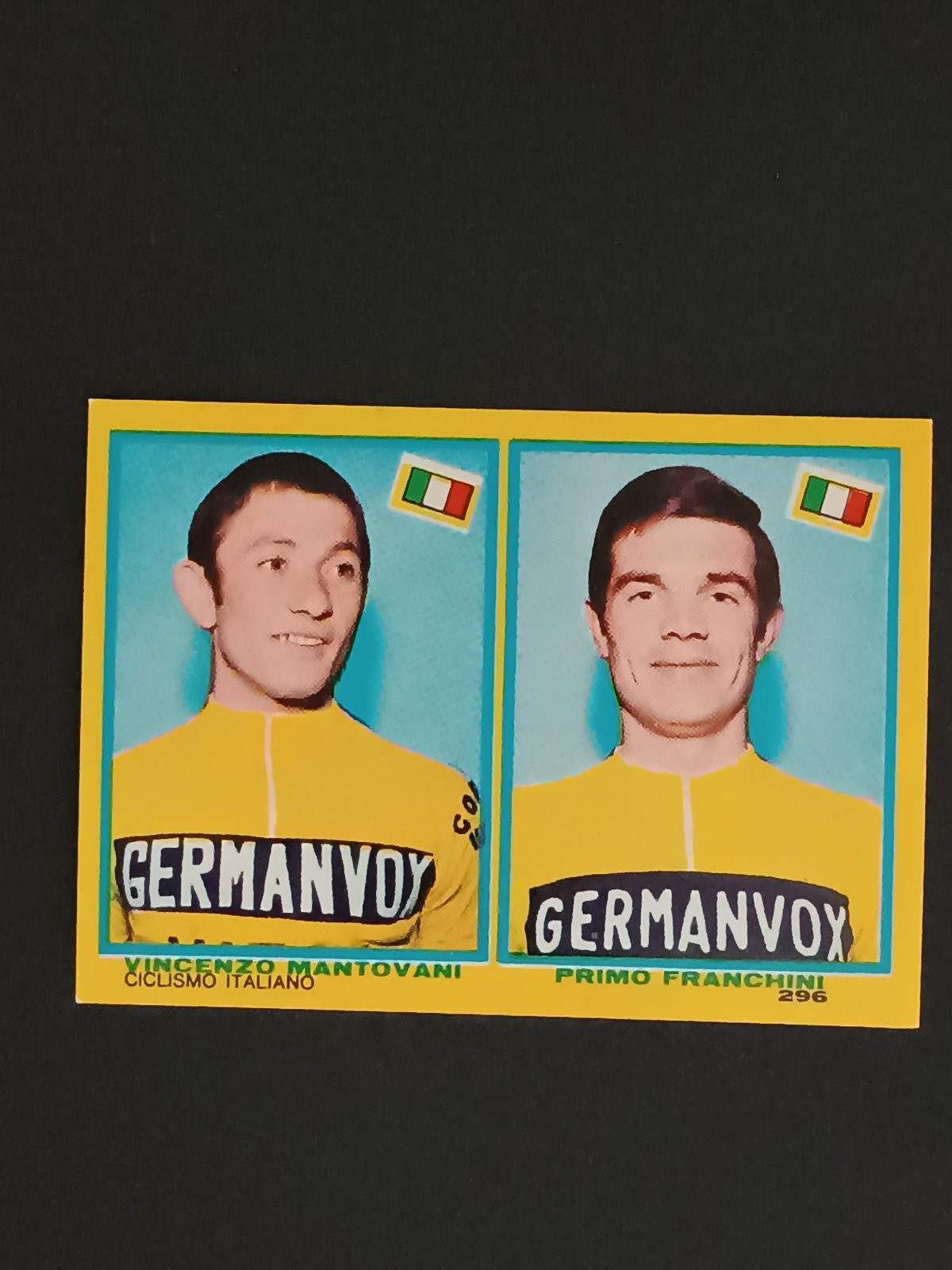 Figurina I Campionissimi Mira 1968 Rec. # 296 Franchini Ciclismo