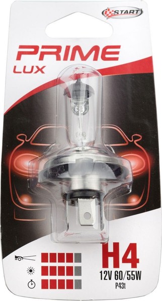 Start H4 Halogen EinzelglüHlampe 12V 60/55W P43T Original-image