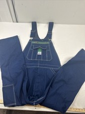 NEW Liberty Denim Bib Overalls - Men's Workwear Blue Dungarees 36x32