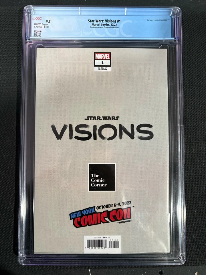 STAR WARS: VISIONS #1 - CGC 9.8 / NYCC 2022 Comic Corner Exclusive Virgin - Image 2 of 2