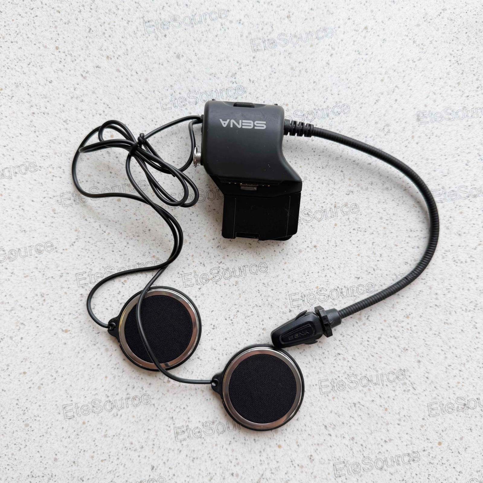 Helmet Clamp W/ Mic & Speakers For Sena 20S Bluetooth Intercom