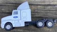 Maisto Ford Semi Truck white Some Nicks /Scrapes From Being Played W Wheels GUC