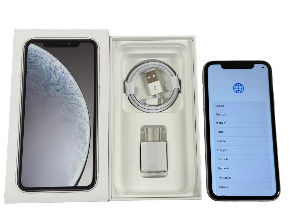 Apple iPhone XR 64GB A1984 Unlocked AT&T T-Mobile Verizon Open Box