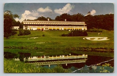 The Greenbrier Casino Golf Club White Sulphur Springs WV Postcard 1940s