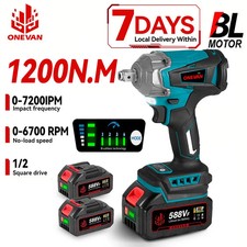 Clé à chocs électrique 1200W sans fil sans brosse Makita 18V perceuse