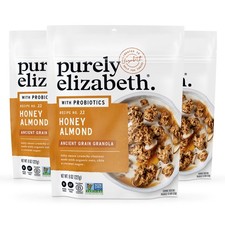 Purely Elizabeth, Honey Almond, Ancient Grain Granola with Probiotics, Gluten...