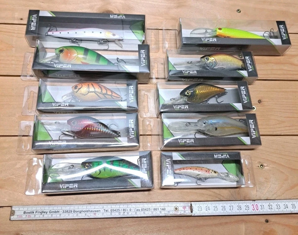 10 × VIPER Wobbler Jerkbait Crankbait Köderset NEU Raubfisch Hecht Zander Angeln - Bild 3 von 4